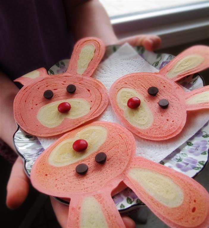 Easter Bunny Breakfast Pancakes