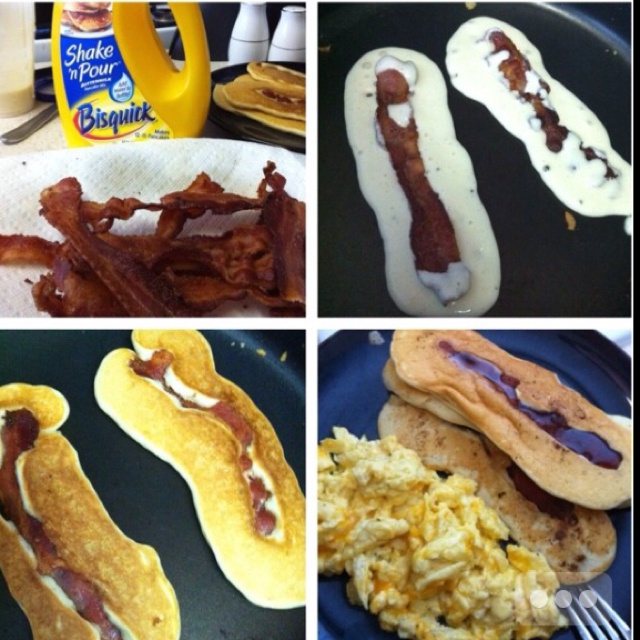 Easy Pancake Bacon Strips