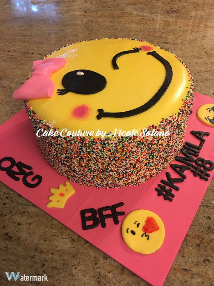 Emoji Birthday Cake Ideas