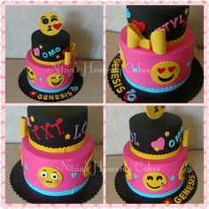 Emoji Birthday Cake