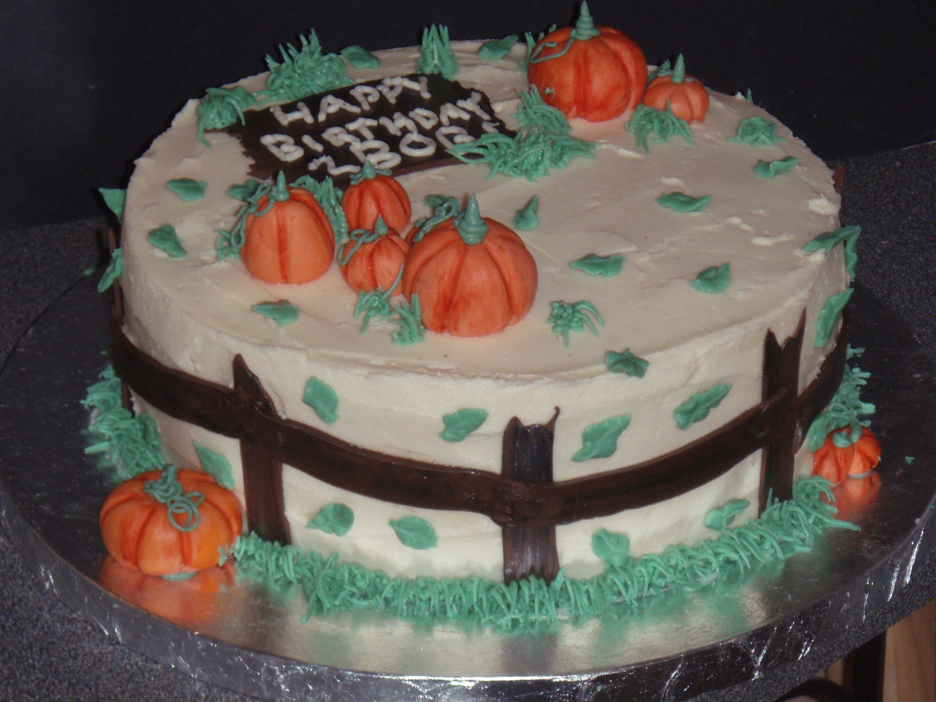 Fall Birthday Cake