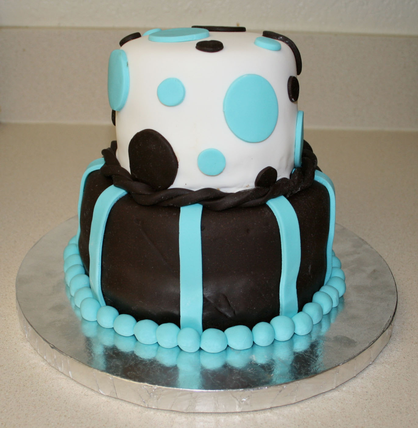 9 Photos of Fondant Birthday Cakes