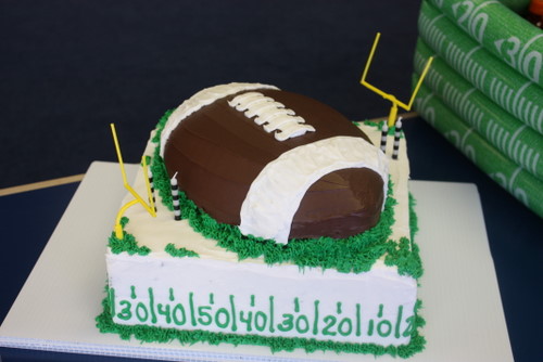 Football Birthday Cake