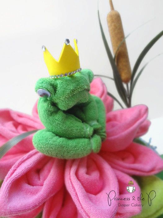 Frog Prince Baby Shower Cake