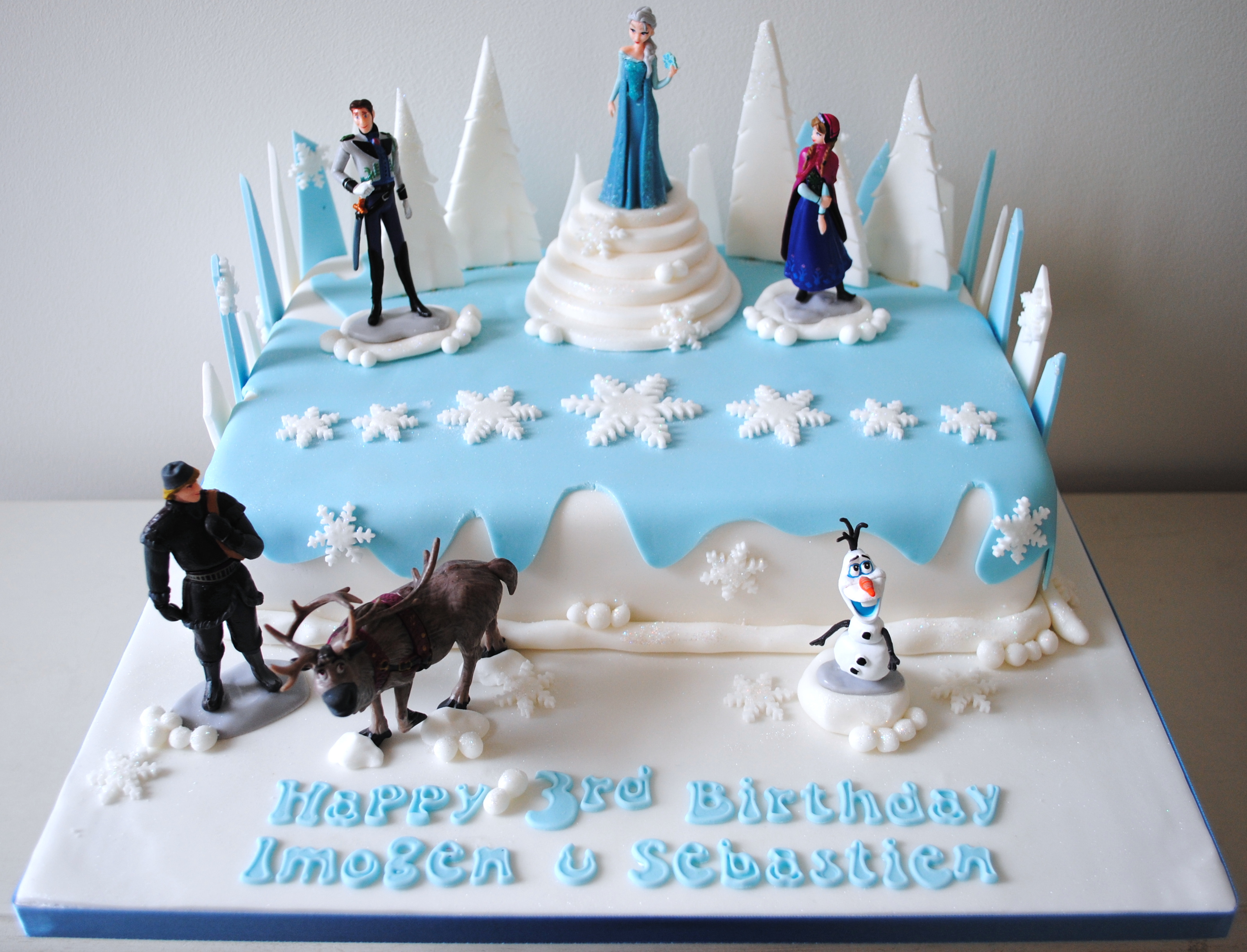 Frozen Birthday Cake