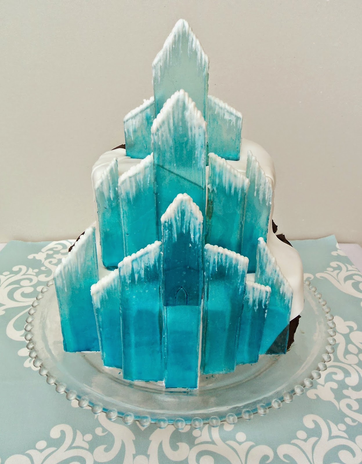 Frozen Ice Castle Cake