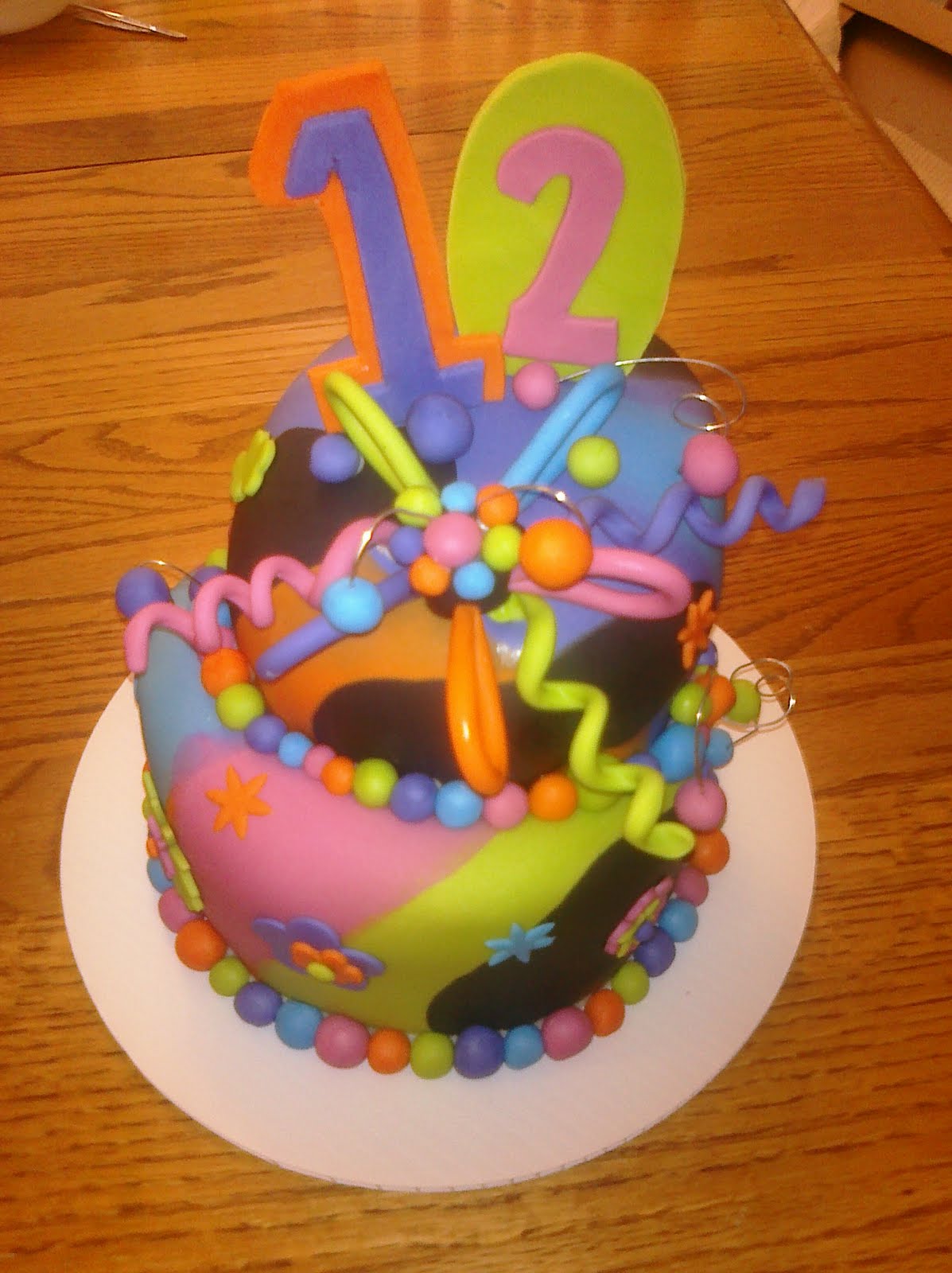 Funky Birthday Cake