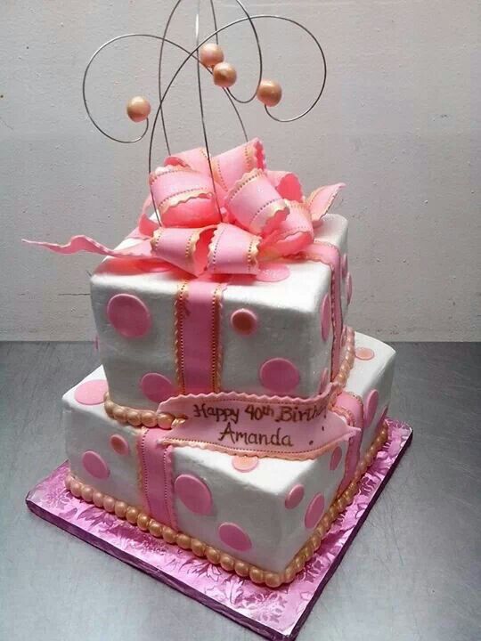 Funky Girls Birthday Cake