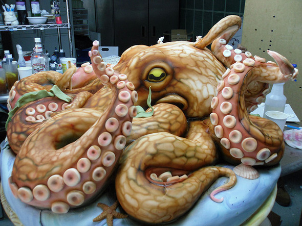 Giant Octopus Cake