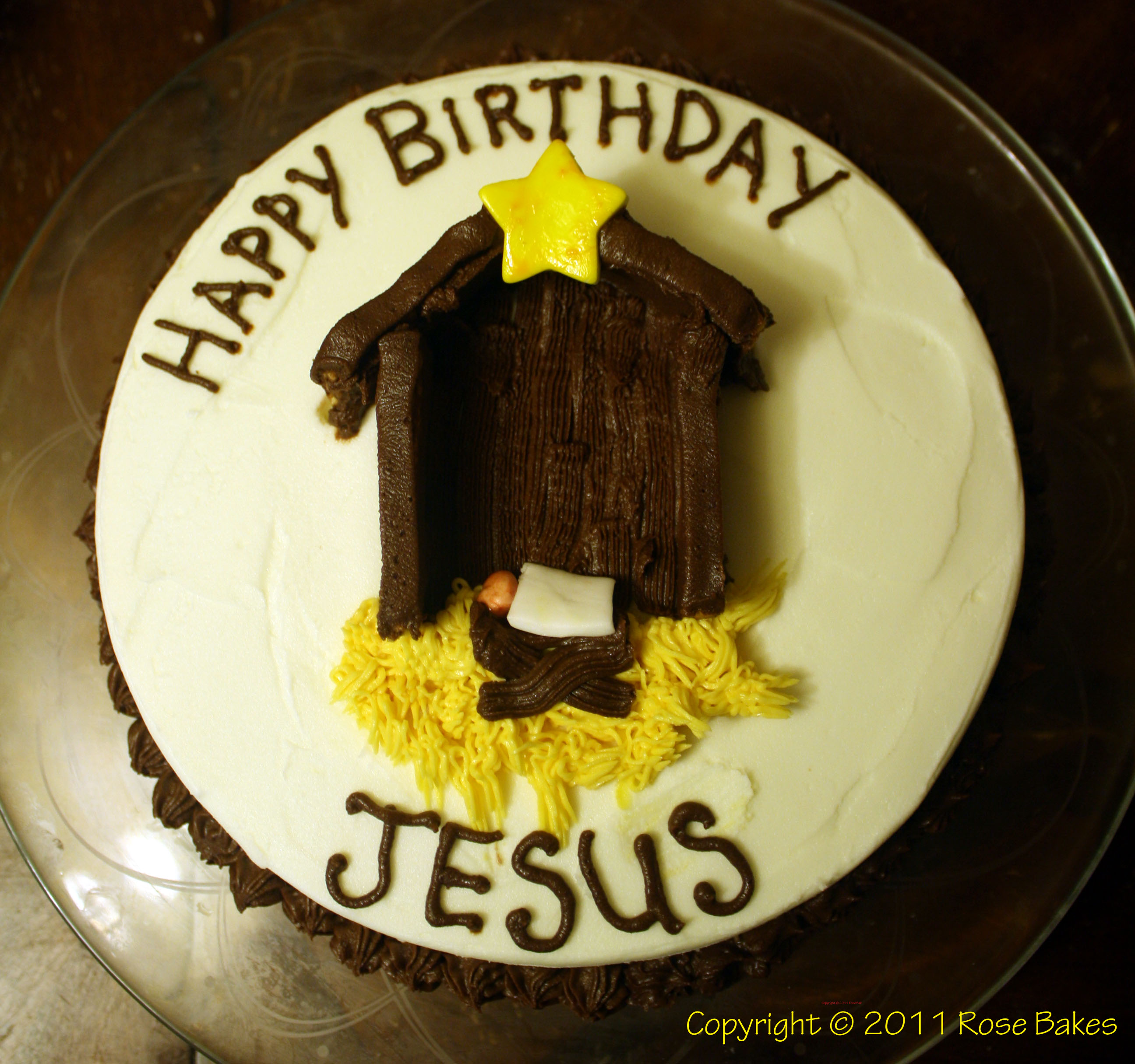 Happy Birthday Jesus Cake