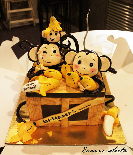 Happy Birthday Monkey Cake