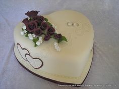 Heart Shaped Wedding Cake