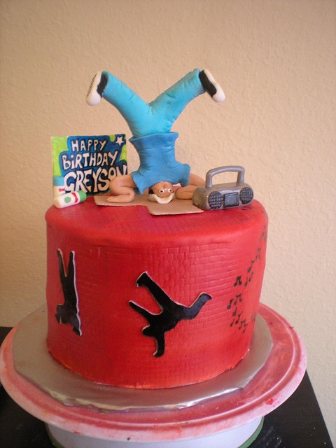 Hip Hop Dance Birthday Cake