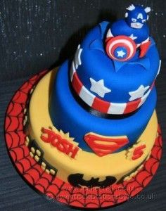 How to Make a Captain America Cake