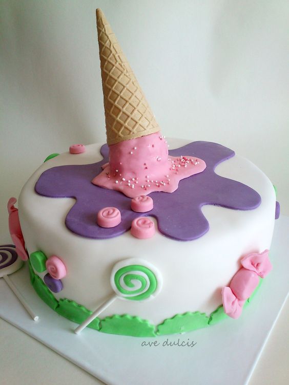 Ice Cream Cake Fondant