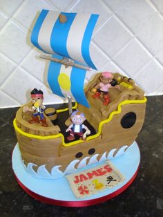 Jake and the Neverland Pirates Birthday Cake