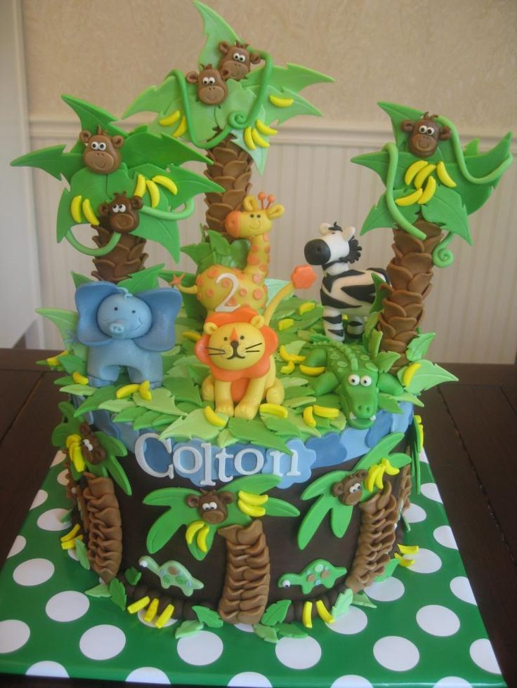 Jungle Birthday Cake