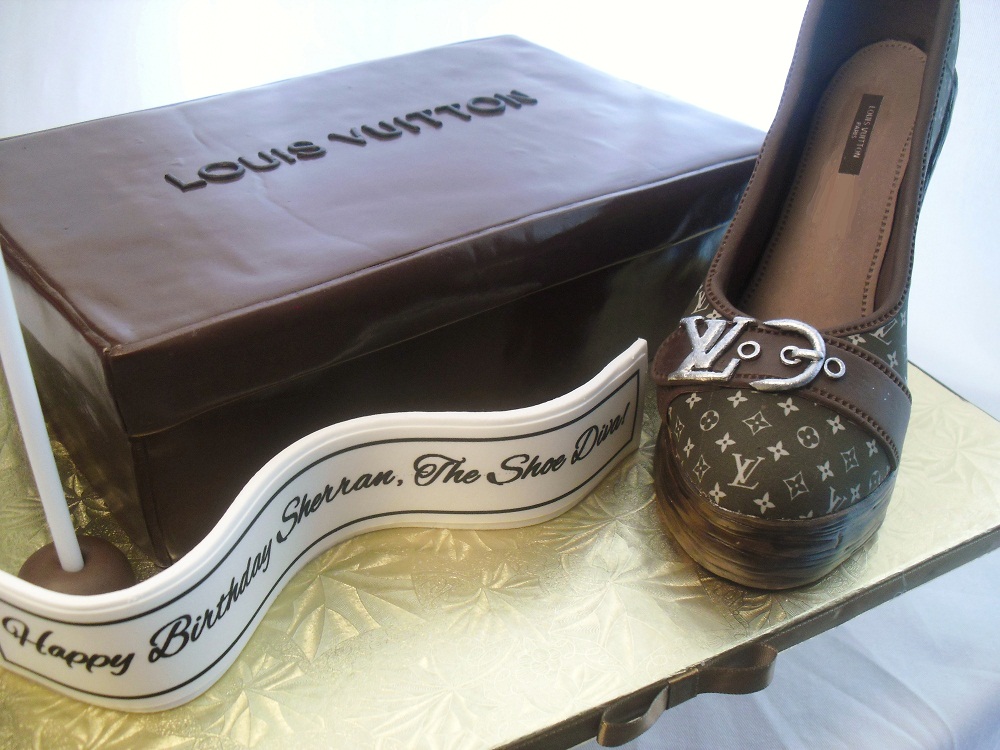 Louis Vuitton Shoe Box Cake