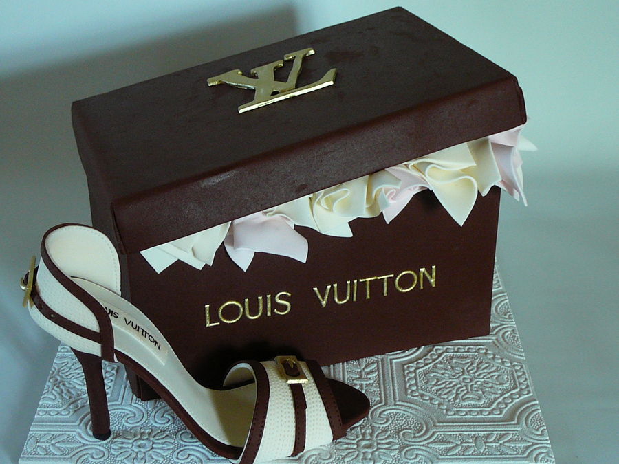 Louis Vuitton Shoe Box Cake