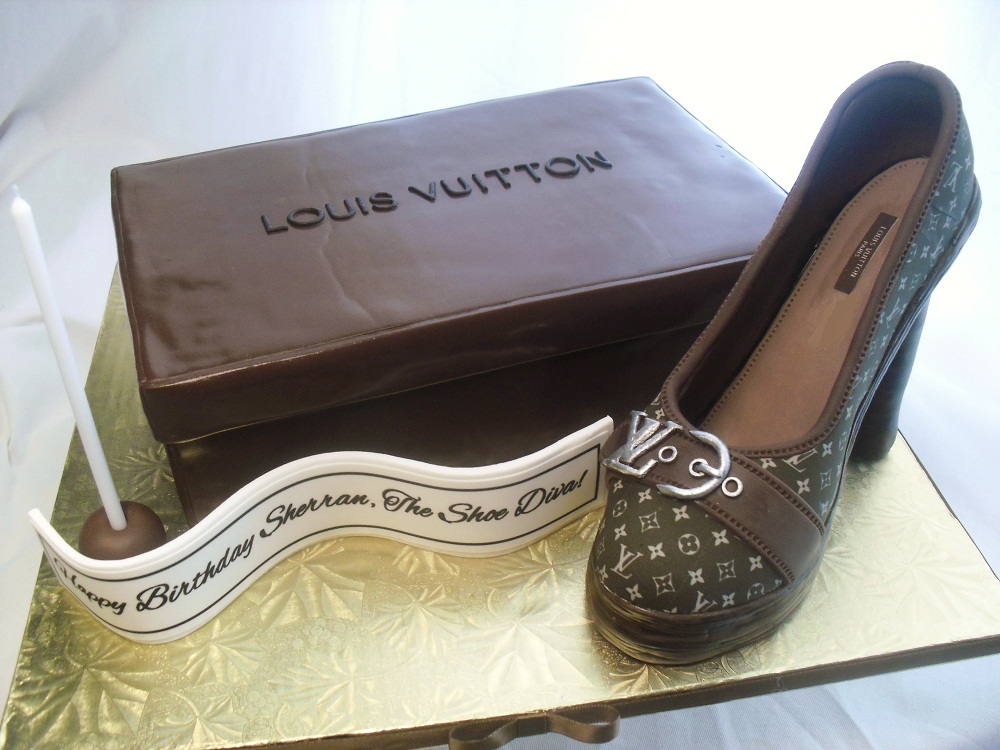 Louis Vuitton Shoe Box Cake