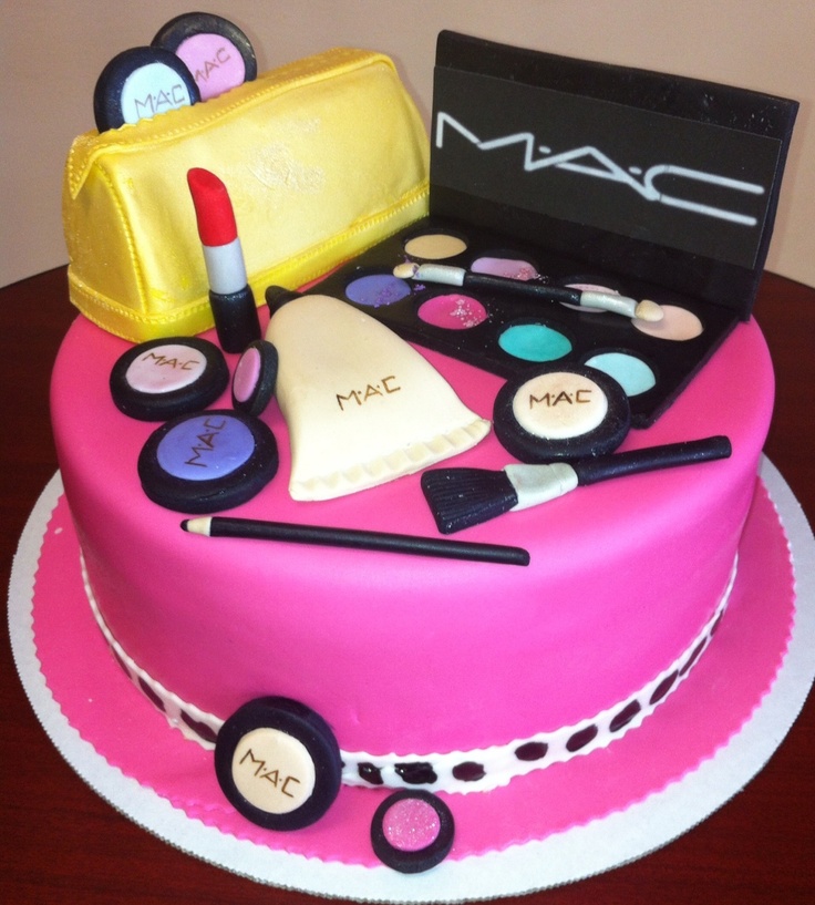 Makeup Birthday Cake