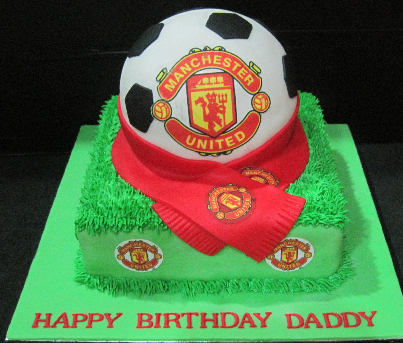 Man U Football Cake