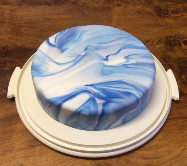 Marble Fondant Cake