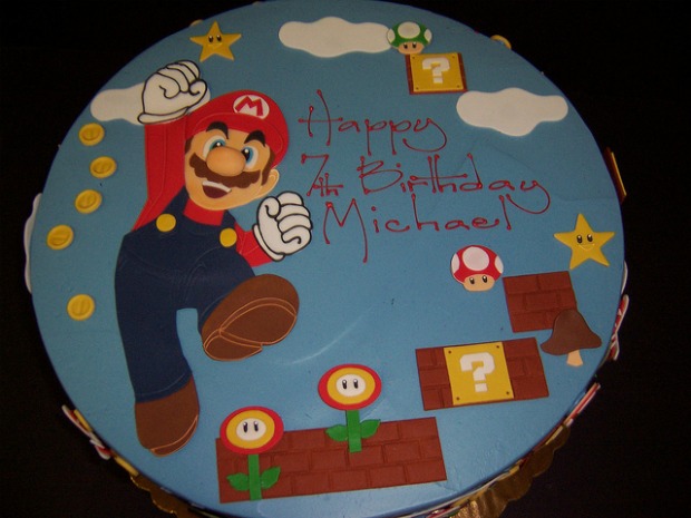 Mario Birthday Cake Cupcakes