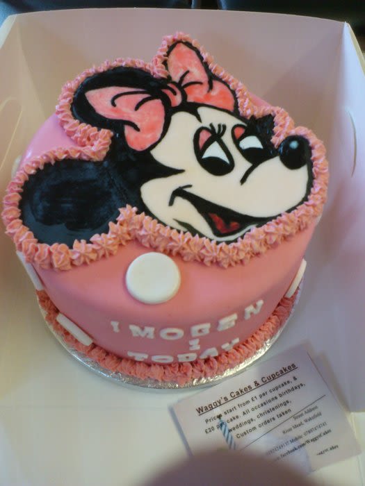 Mickey and Minnie Mouse Cakes for Twins