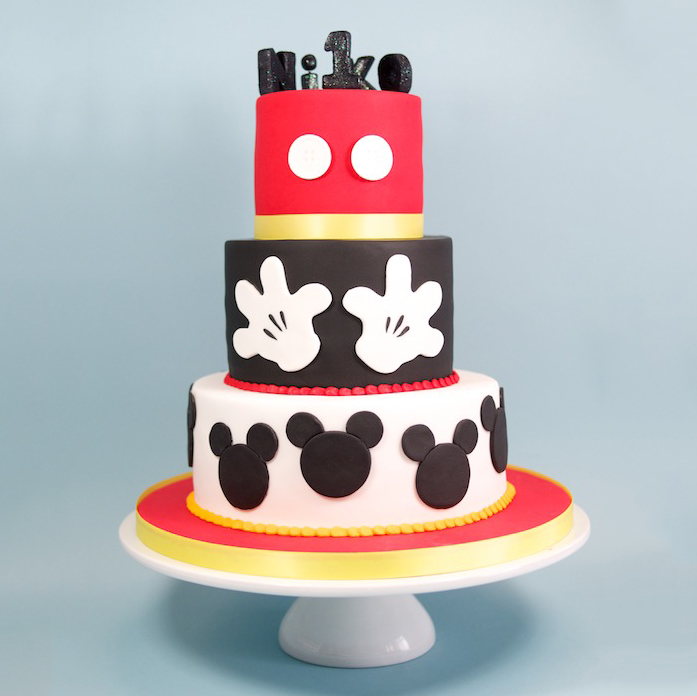 Mickey Mouse Birthday Cake