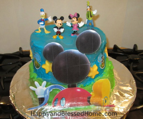 Mickey Mouse Birthday Cake