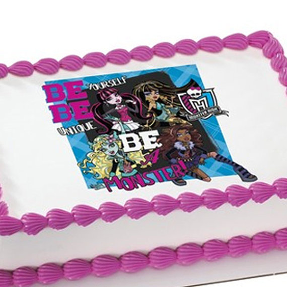 Monster High Edible Cake