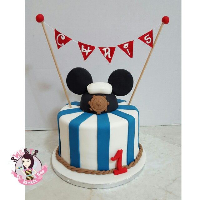 Nautical Mickey Mouse