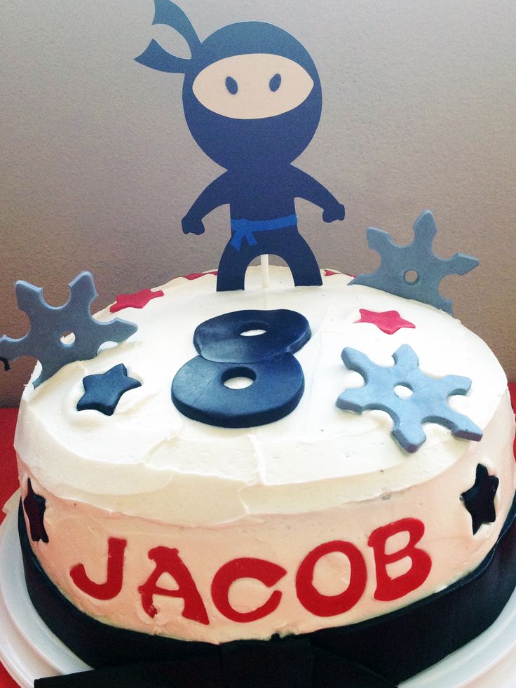 Ninja Birthday Cake Ideas