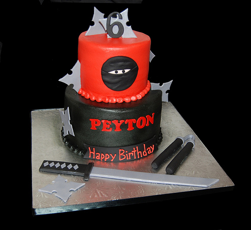 Ninja Birthday Cake