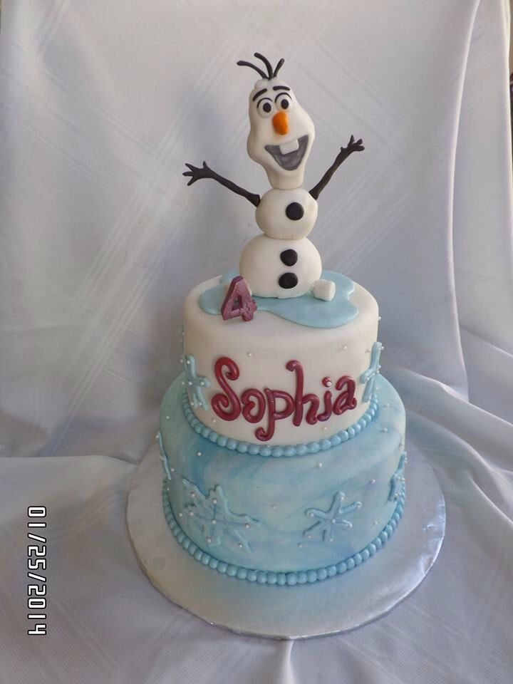 Olaf Frozen Movie Cake