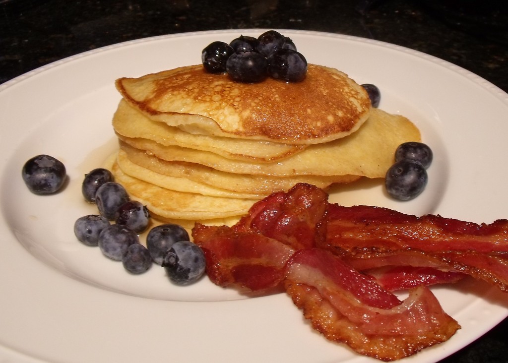 Pancakes with Bacon