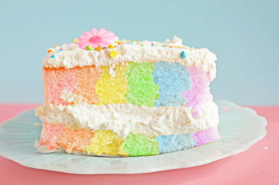 Pastel Rainbow Cake