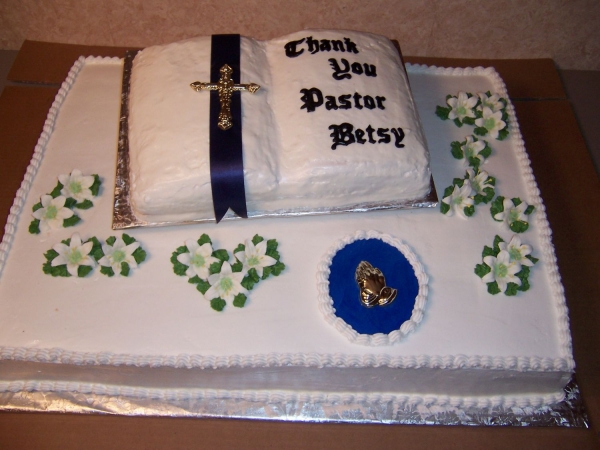 13 Christian Cakes For Pastor Photo Bible Birthday Cake Church