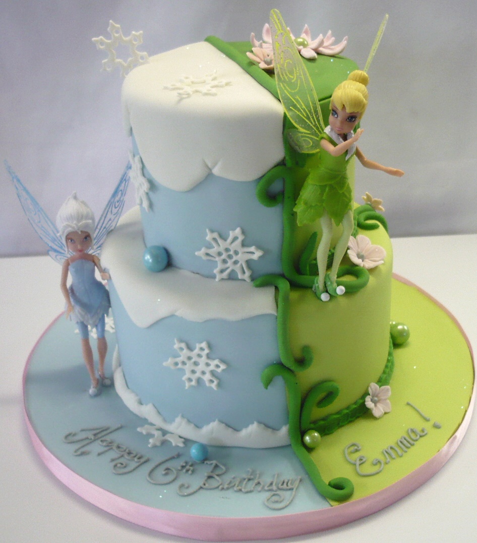 13 Photos of Periwinkle And Tinkerbell Birthday Cakes