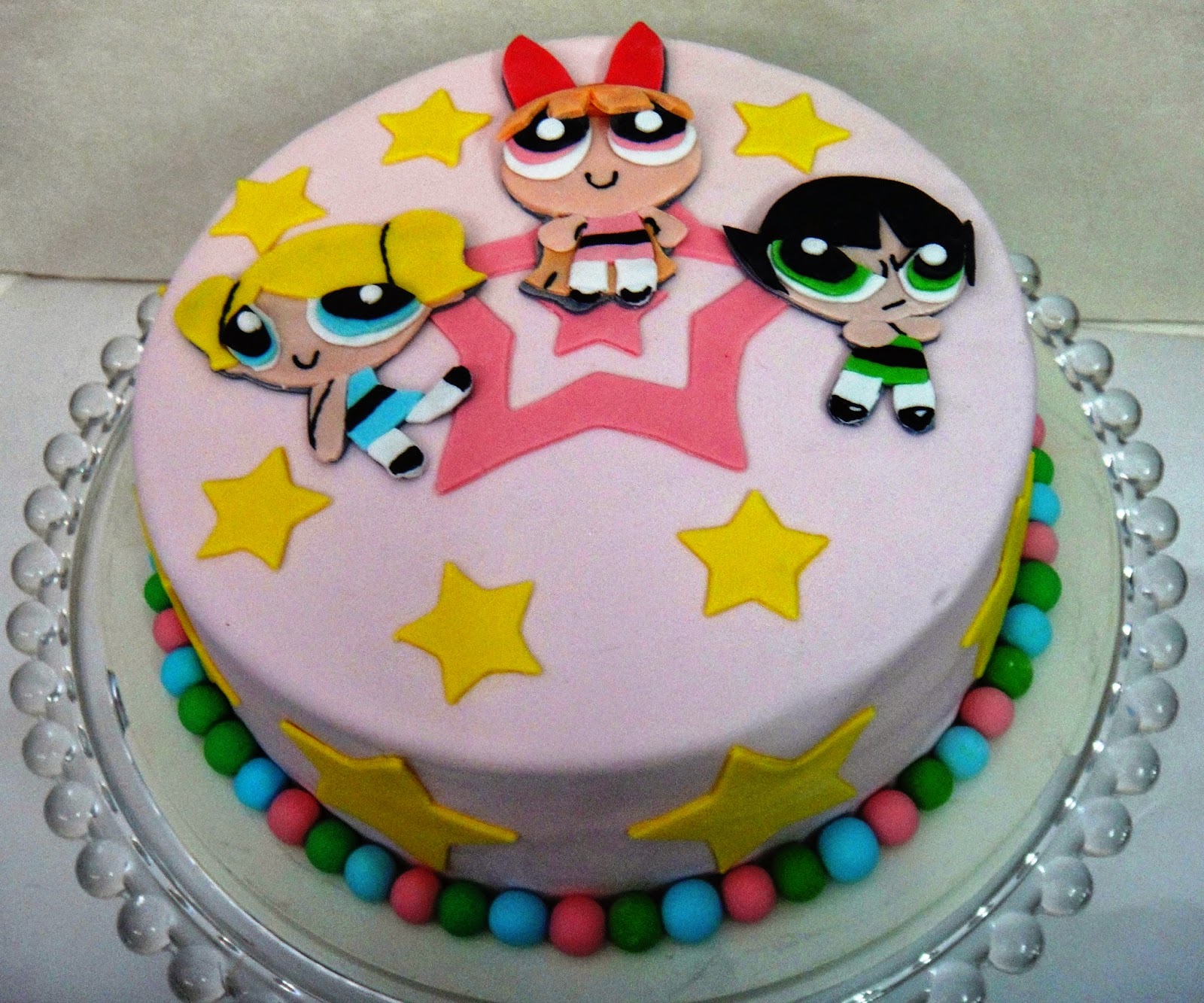 Powerpuff Girl Cake Fondant