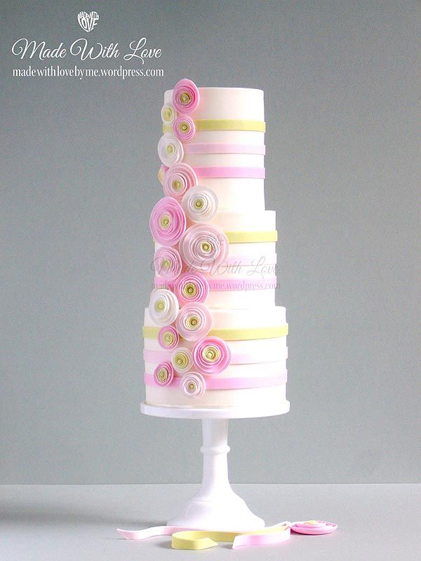 Pretty Pastel Birthday Cake