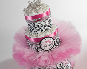 Princess Baby Girl Diaper Cake