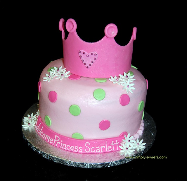 Princess Baby Shower Cake