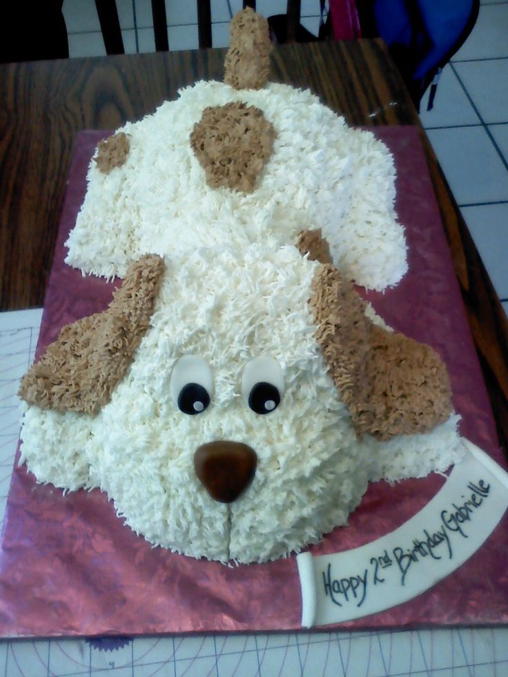 Puppy Dog Birthday Cake