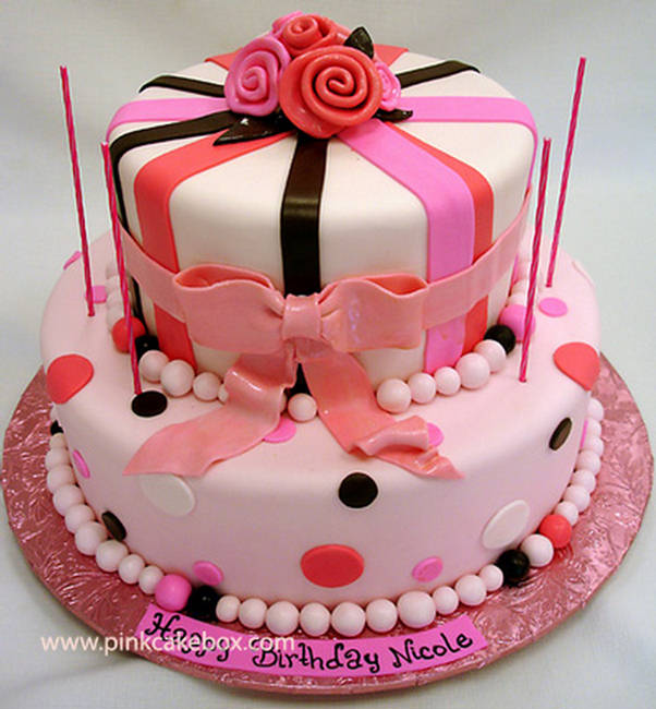 Rose Birthday Cake