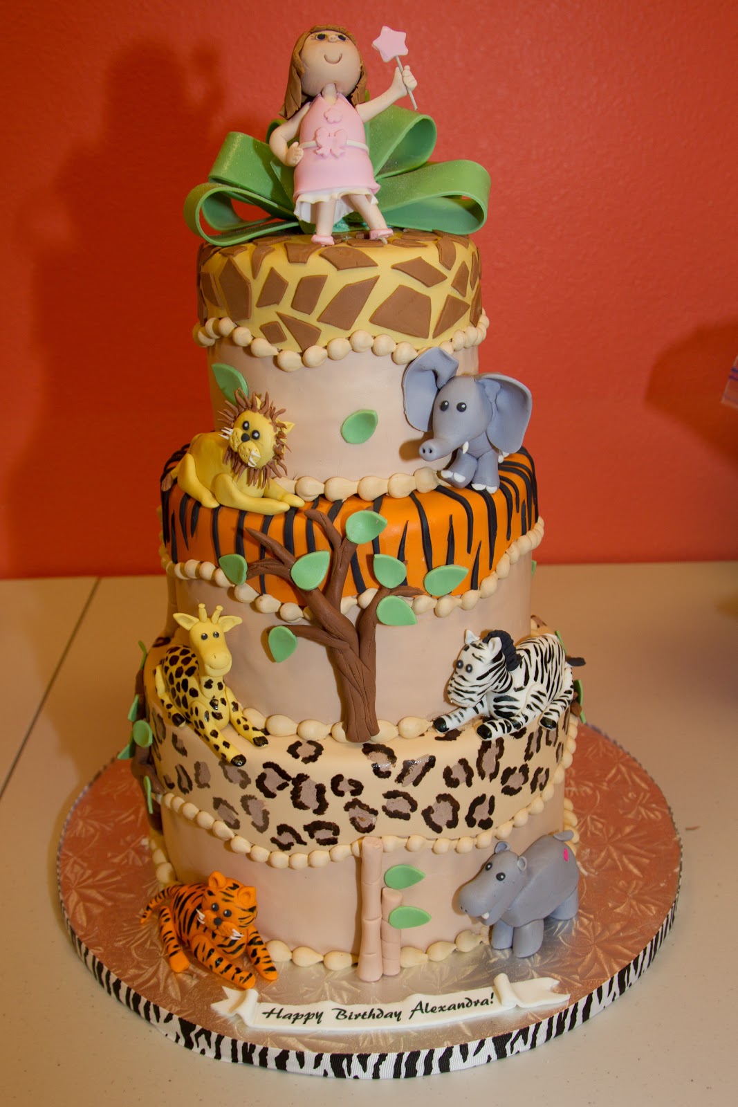 Safari Birthday Cake