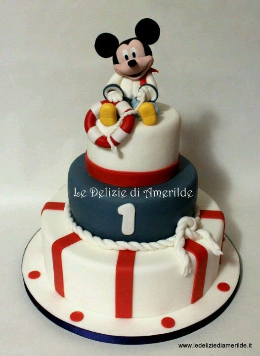 Sailor Mickey Mouse Cake