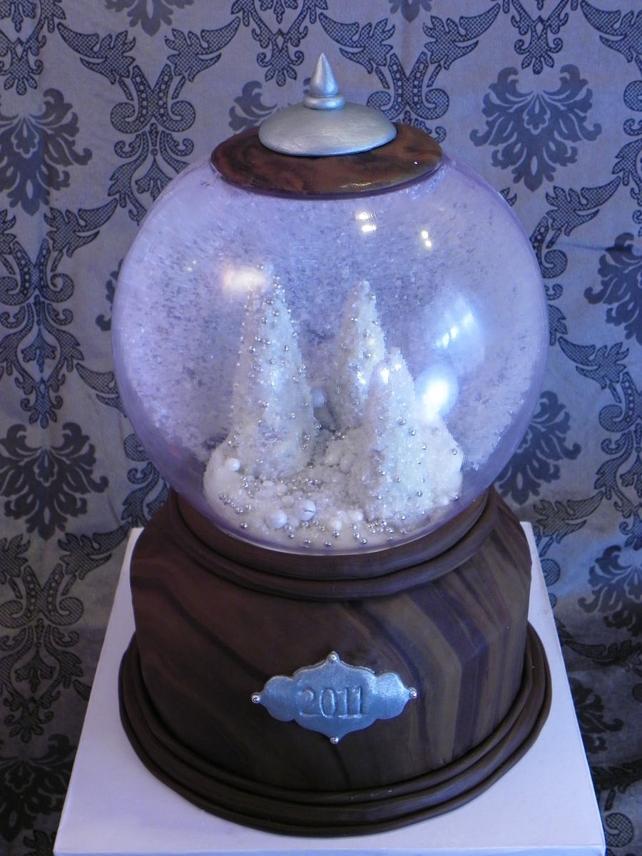 Snow Globe Cake