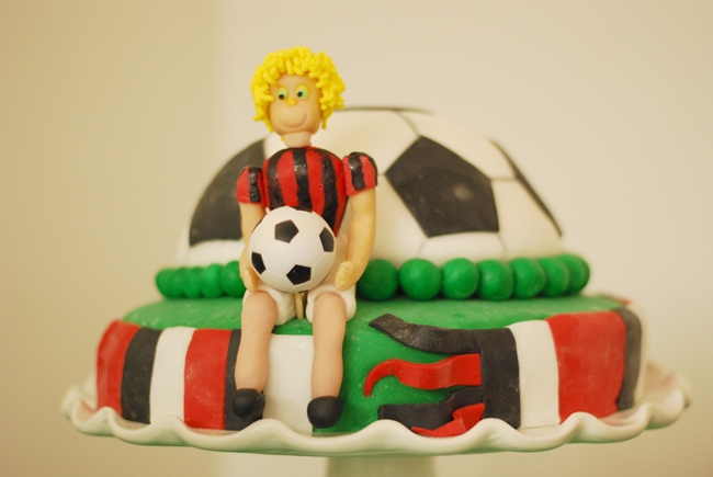 Soccer Birthday Party Cake